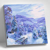 Molly Картина по номерам 30х30см Снежная сказка