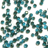 Krimp Биконус 2х2мм хрустальное стекло 100шт Голубой изумруд