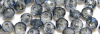 Krimp Рондель 4х3мм хрустальное стекло 130шт Сизый кобальт