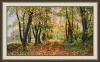 Овен Набор для вышивания крестом 45х27см 890 Липовая аллея