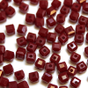 Krimp Кубик 4х4мм хрустальное стекло 45шт Рубин