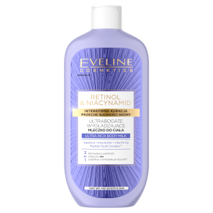 EVELINE Retinol & Niacynamid Молочко для тела ультранасыщенное, разглаживающее, 350 мл