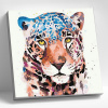 Molly Картина по номерам 30х30см Акварельный ягуар