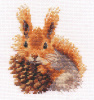 Алиса Набор для вышивания крестом 11х12см 0-173 Белочка
