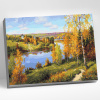 Molly Картина по номерам 40х50см Прищепа Осень Глубинка