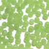 Krimp Рондель 4х3мм хрустальное стекло 140шт Светло-зеленый матовый