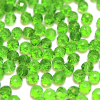 Krimp Рондель 4х3мм хрустальное стекло 140шт Зеленый луг