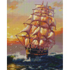 Белоснежка Алмазная мозаика на подрамнике 40х50см Под парусами