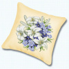 Белоснежка Набор для вышивания крестом 45х45см Подушка Лилии