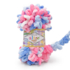 Alize Пряжа Puffy Color 100гр 9м 100% микрополиэстер 6525 секционный
