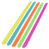 IRISK Пилка неоновая тонкая на деревянной основе, 5 шт, 06 Микс, 180 / 180