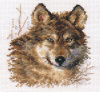 Алиса Набор для вышивания крестом 12х12см 1-27 Волк