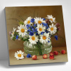 Molly Алмазная мозаика 30х30см Бузин Ромашки и васильки