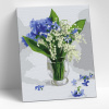 Molly Картина по номерам 15х20см Букет с ландышами