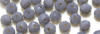 Krimp Рондель 4х3мм хрустальное стекло 120шт Серый матовый
