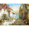 Белоснежка Картина по номерам на холсте 30х40см Тенистые улочки Прованса