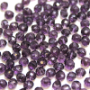Krimp Рондель 2х3мм хрустальное стекло 200шт Фиолетовый