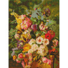 Белоснежка Алмазная мозаика на подрамнике 30х40см Букет в саду