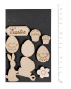 Timberlicious Набор заготовок фанера 10х14см Easter 7