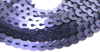 Krimp Пайетки на нитях d4мм пластик 1м Индиго матовый