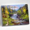 Molly Картина по номерам 40х50см Прищепа Горный ручей