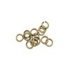 Krimp Кольцо соединительное 0.8х5мм брасс ант.бронза 10гр
