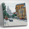 Molly Картина по номерам 30х30см Московская улица