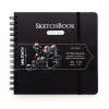 Малевичъ Скетчбук для графики Graf'Art 19x19см 60л 150г/м2 Total Black