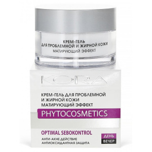 Kora Phytocosmetics Крем - Гель для проблемной и жирной кожи лица, 50 мл
