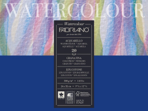 Fabriano Блок для акварели Watercolour Studio 24х32см 20л 300гр Фин