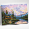 Molly Картина по номерам цветной холст 40х50см Дом на реке