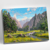 Molly Картина по номерам 40х50см Прищепа Горная идиллия