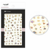 RuNail Наклейки ЗD для дизайна ногтей, №4852