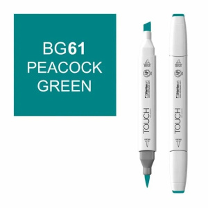 Touch Twin Brush Маркер 061 Зеленый павлин BG61