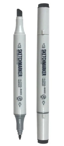 Sketchmarker Маркер двухсторонний на спиртовой основе SG1 Простой серый 1