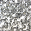 Krimp Рондель 4х3мм хрустальное стекло 130шт Серебро