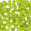 Krimp Рондель 2х3мм хрустальное стекло 200шт Лайм прозрачный