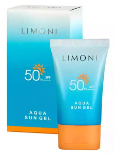 LIMONI Крем - гель солнцезащитный, SPF 50+РА++++, Aqua Sun Gel, 50ml