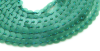 Krimp Пайетки на нитях d4мм пластик 1м Зеленый матовый