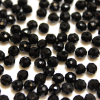Krimp Рондель 4х3мм хрустальное стекло 140шт Черный