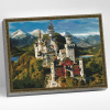 Molly Алмазная мозаика с нанесенной рамкой 40х50см Замок Нойшванштайн