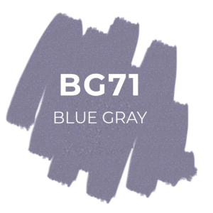 Sketchmarker Маркер двухсторонний на спиртовой основе BG71 Сине-серый