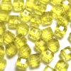 Krimp Кубик 6х6мм хрустальное стекло 45шт Желтый прозрачный