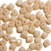 Krimp Кубик 4х4мм хрустальное стекло 45шт Слоновая кость