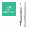 Touch Twin Brush Маркер 058 Светло-зеленая мята G58