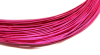 Krimp Канитель жесткая 1мм 1м медь Фуксия