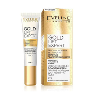 Eveline Gold Lift Expert Крем против морщин для контура глаз, 15 мл